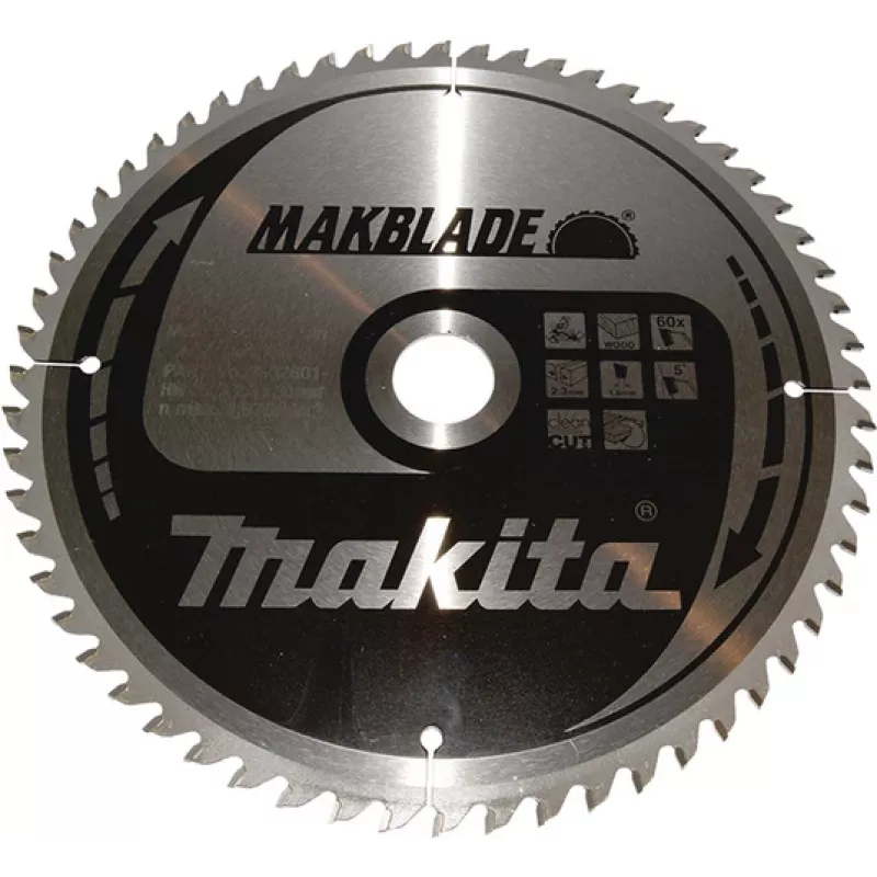 Makita MAKBLADE - diskinis pjūklas - medžiui - 260 mm - 60 dantų - tinka Makita LF1000 (B-32801)