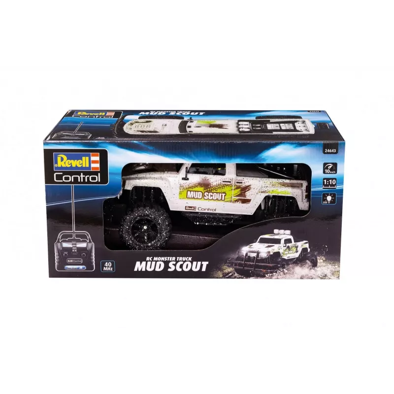Revell New Mud Scout radijo bangomis valdomas modelis, plento sunkvežimis, elektrinis variklis