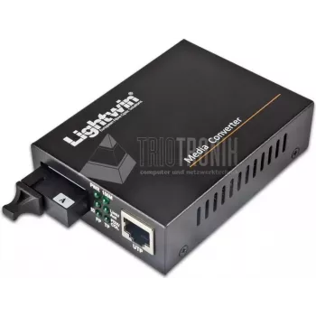 Lightwin Fast Ethernet WDM keitiklis 100Base-LX, vienmodis, 20 km medijos keitiklis (LWC-10/100-SF-S20-A)