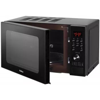 Amica AMGF20E1GB mikrobangų krosnelė plokščiu paviršiumi su griliu 20 l 700 W juoda