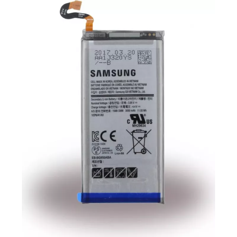 Samsung - EB-BG950ABA - ličio jonų baterija - G950F Galaxy S8 - 3000 mAh (EB-BG950ABA)