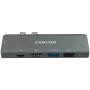 Canyon DS-5 USB 2.0 Type-C pilkas SD kortelių skaitytuvas 60 Hz