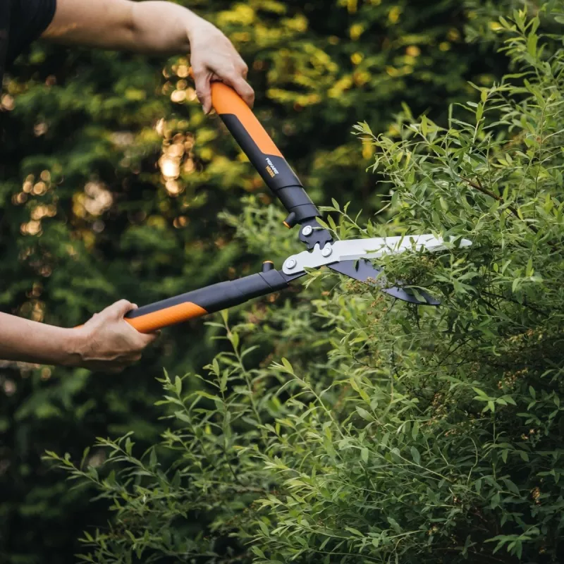 Fiskars PowerGear X HSX92 Juoda, oranžinė