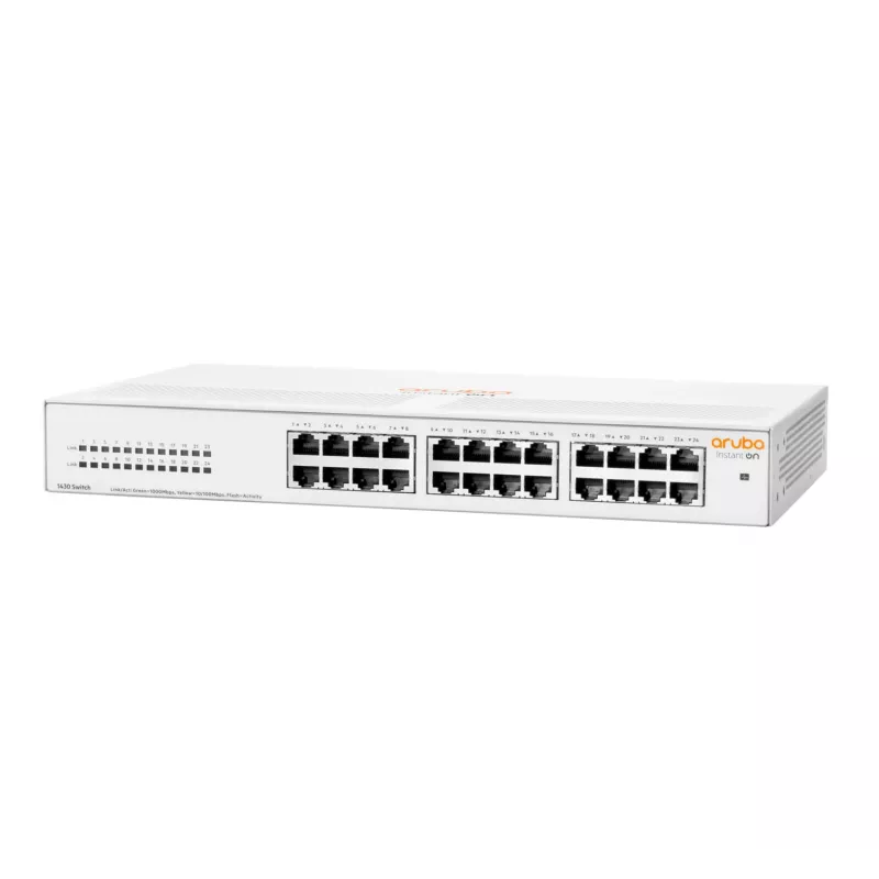 HPE Aruba Networking Aruba Instant On 1430 24G Nevaldomas L2 Gigabit Ethernet (10/100/1000) 1U Baltas