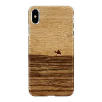 „man and wood“ dėklas išmaniesiems telefonams, skirtas iPhone XS Max — terra white