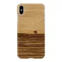 „man and wood“ dėklas išmaniesiems telefonams, skirtas iPhone XS Max — terra white
