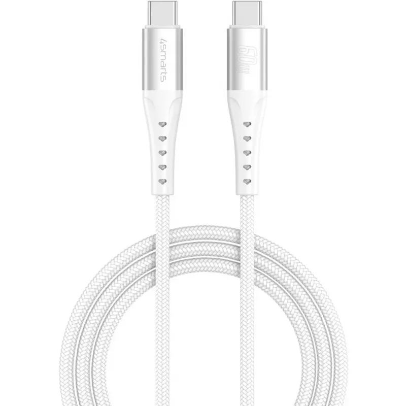 USB laidas 4smarts 541452 1.5 m USB C baltas 0.48 Gbit/s