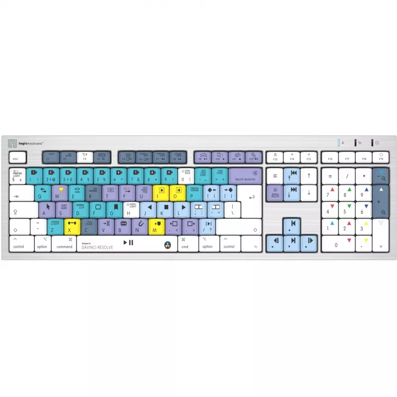 Logickeyboard LKB-RESC-CWMU-UK klaviatūra biurui USB QWERTY anglų