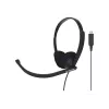 Koss CS200 USB ausinės su laidu, lankeliu, skirtos skambučiams/muzikai, USB Type-A, juodos