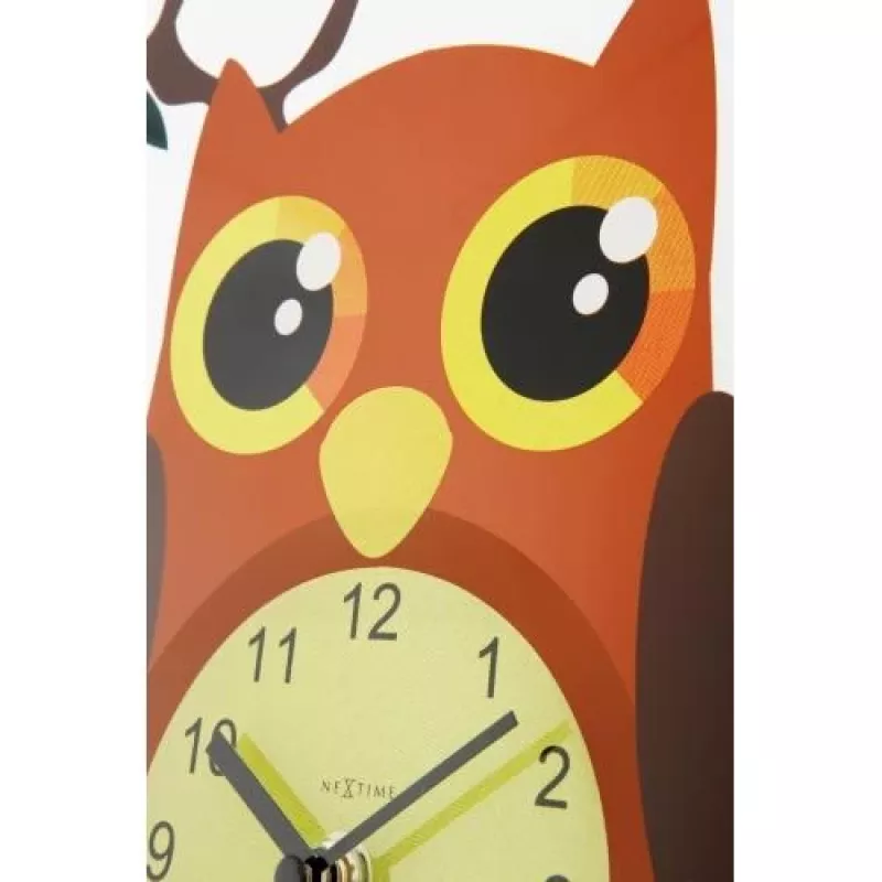 NeXtime klok 8169 Oohoo, Ø43 cm, sieninis, įvairiaspalvis