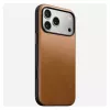 Mobiliojo telefono dėklas Nomad Modern Leather Case Cover, skirtas iPhone 17 Pro Max, 17,5 cm (6,9 col.), Tan, oda + PC/TPU