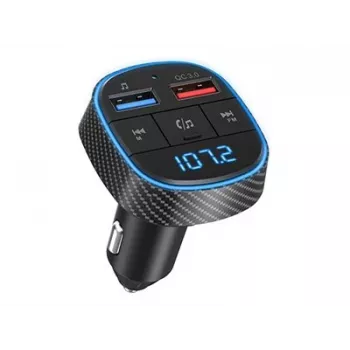 FM siųstuvas Navitel BHF02 su Bluetooth ryšiu garso transliavimui automobilyje