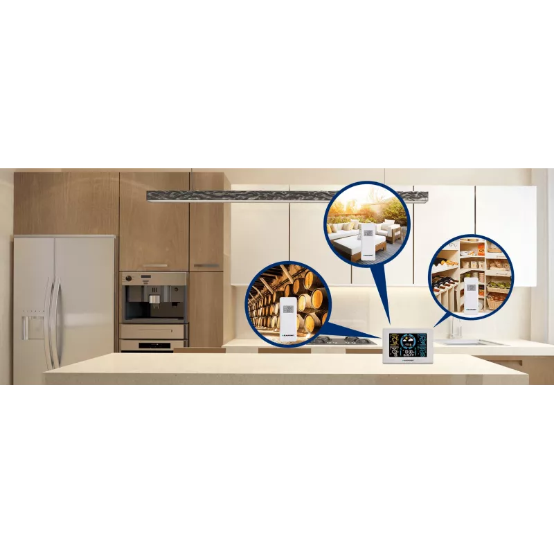 Oro stotelė BLAUPUNKT WS40WH belaidis vidaus/lauko temperatūros ir drėgmės monitorius
