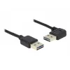 USB kabelis DeLOCK 5 m USB 2.0 A m/m 90°