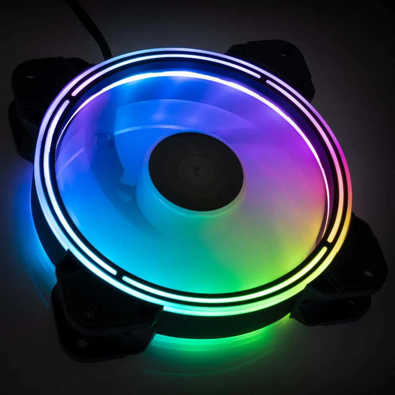 XSPC 120 mm ARGB PWM kompiuterio ventiliatorius, RGB serija 2, 120 mm