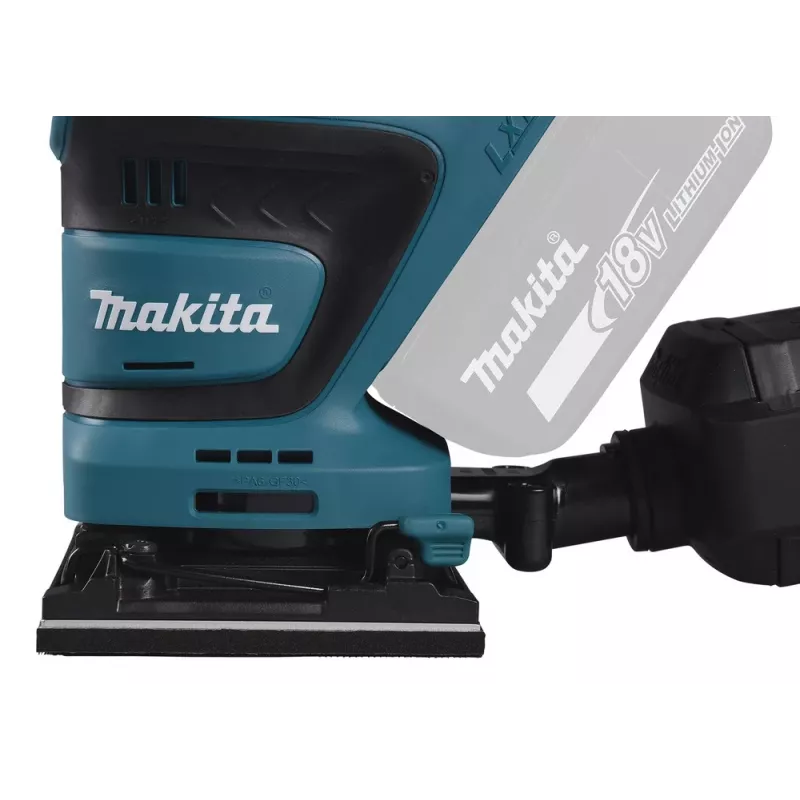 Makita DBO480Z nešiojamasis šlifuoklis Atsitiktinis orbitinis šlifuoklis 14000 OPM Juoda, Mėlyna 210 W