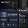 TP-Link Archer BE9300 trijų juostų Wi-Fi 7 maršrutizatorius, Wi-Fi 7 (802.11be), trijų juostų (2.4 GHz / 5 GHz / 6 GHz), Ethernet LAN, Juodas, stalinis maršrutizatorius