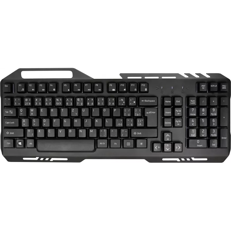 Klaviatūra YKB 3200 SHADOW metal, LED