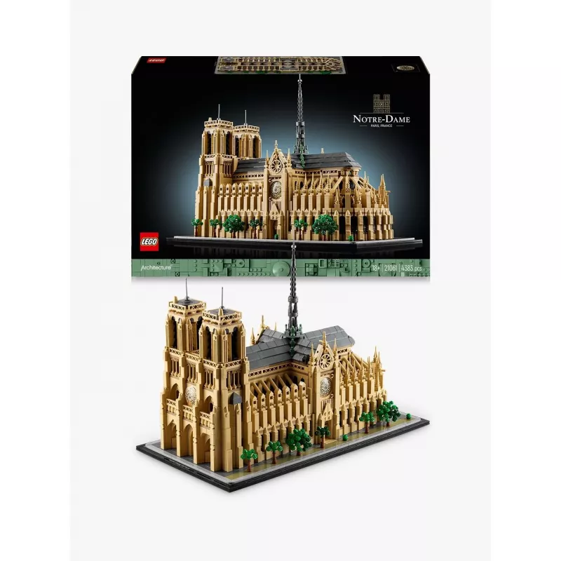 LEGO Architecture Notre-Dame De Paris Set for Adults 21061