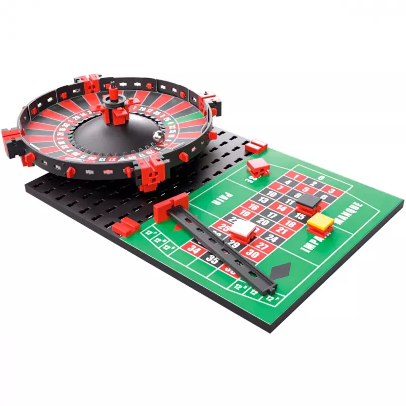 Konstrukcinis žaislas Fischertechnik Build Your Own Game 564067 – edukacinis interaktyvus rinkinys