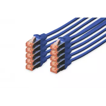 Tinklo kabelis Digitus CAT 6 S/FTP RJ-45 3 m mėlynas