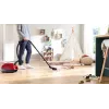 Dulkių siurblys Bosch BGB 41RD3H — 600 W, 4 L dulkių maišelis, HEPA filtras, 11 m veikimo spindulys, teleskopinis vamzdis, raudonas