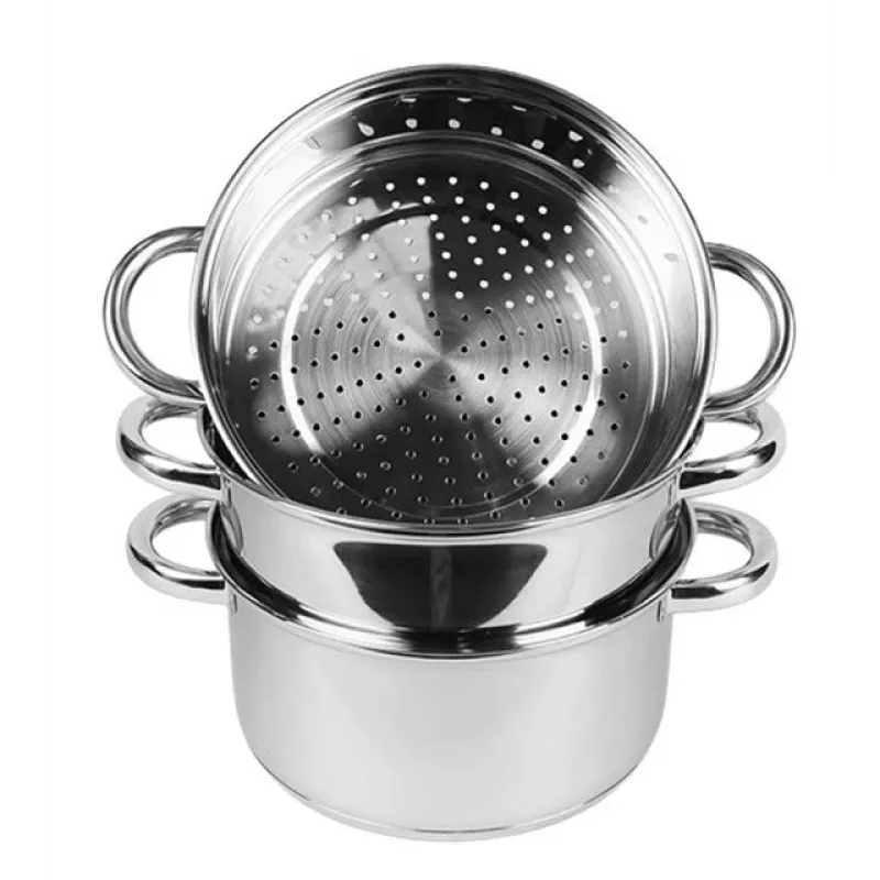 Elektrinis garintuvas Maestro MR-2900-18 1500W vertikalus garinimas, 18 cm puodas, 2 l, nerūdijantis plienas ir stiklas, tinkamas indukcijai