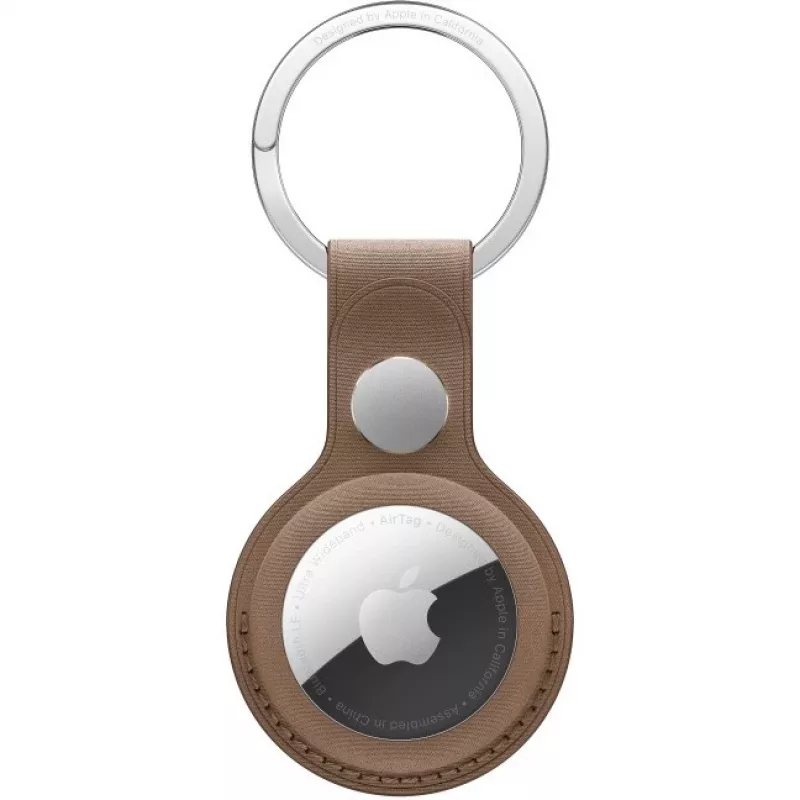 APPLE AirTag FineWoven raktų pakabukas Taupe