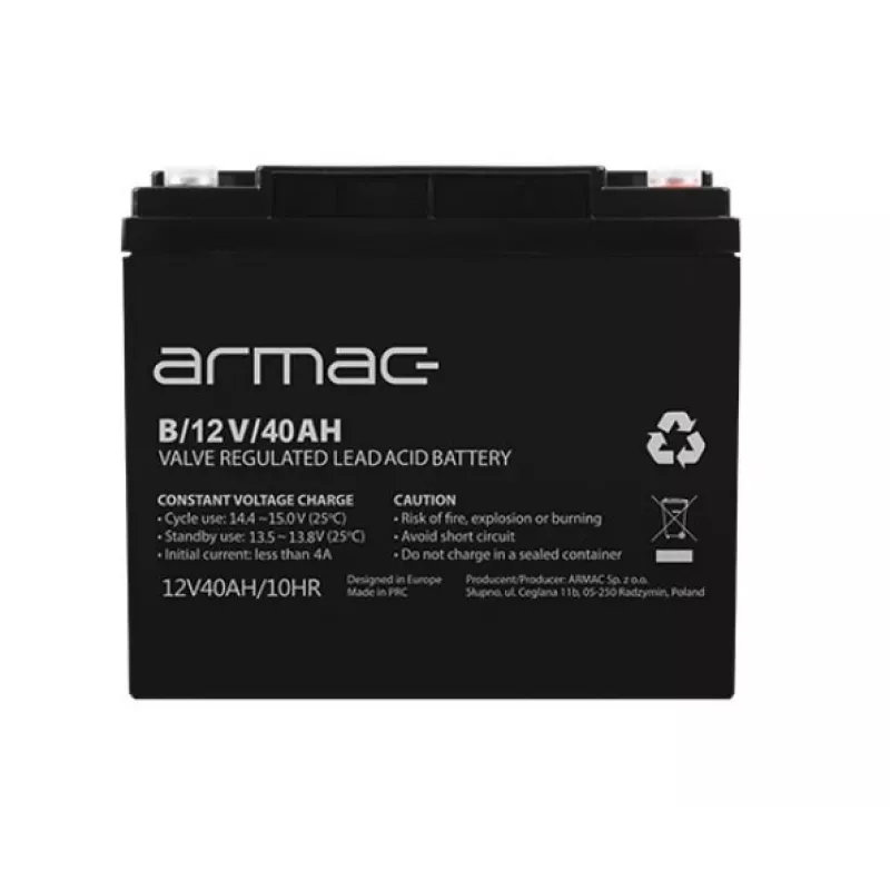 Universali gelinė baterija, skirta UPS Armac B/12V/40Ah