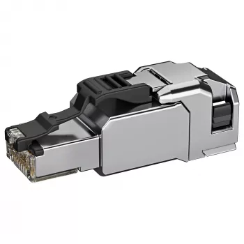 RJ-45 Jungtis Telegärtner 100035951 Sidabrinė Kištukas 5mm Vidinis Skersmuo