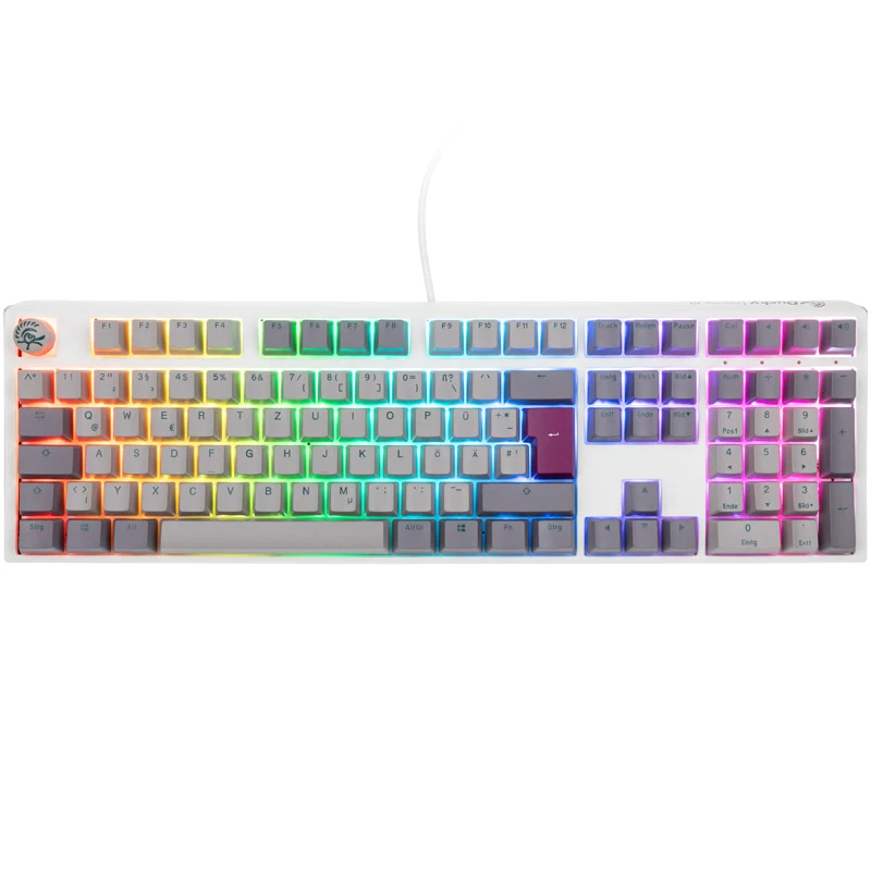 Ducky One 3 klaviatūra, žaidimams, USB, pilka