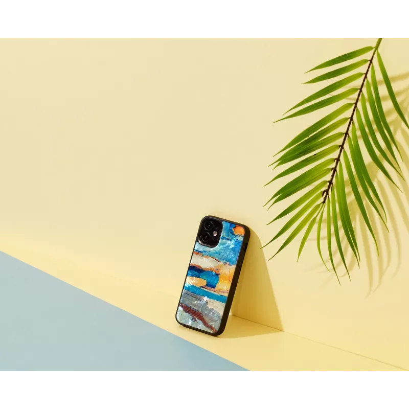 Apsauginis dėklas iKins, skirtas Apple iPhone 12 mini — dangaus mėlynumo