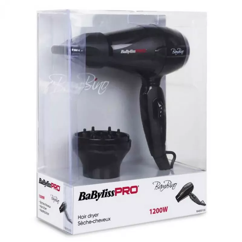 Hairdryer BaByliss PRO BamBino BAB5510E travel plaukų džiovintuvas kompaktiškas lengvas