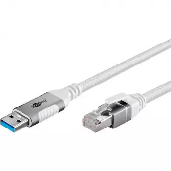 Goobay 74159 - Tinklo adapterio laidas USB 3.0 A tipo Gigabit Ethernet 2 m - Tinklo plokštė - 1 000 Mbps (74159)