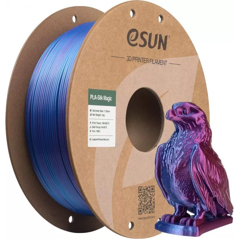 EPLA-SILK MAGIC 1,75mm RAUDONAI MĖLYNAS 1kg (EPLA-SILKMAGIC-P175RU1)