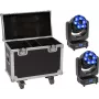 EUROLITE TMH-H240 LED spindulio, plovimo ir gėlių efekto rinkinys (2 vnt., modelis 20000968)