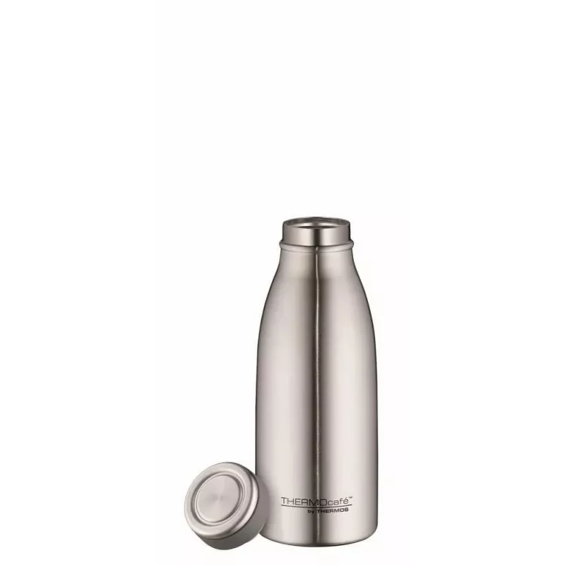 Thermos terminis butelis THERMOS THERMOcafé 350 ml nerūdijančio plieno, vakuuminė izoliacija, 12 val. karšta / 24 val. šalta, sandarus