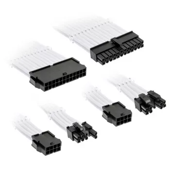 Kolink Core Standard pintų kabelių ilginimo rinkinys – Brilliant White