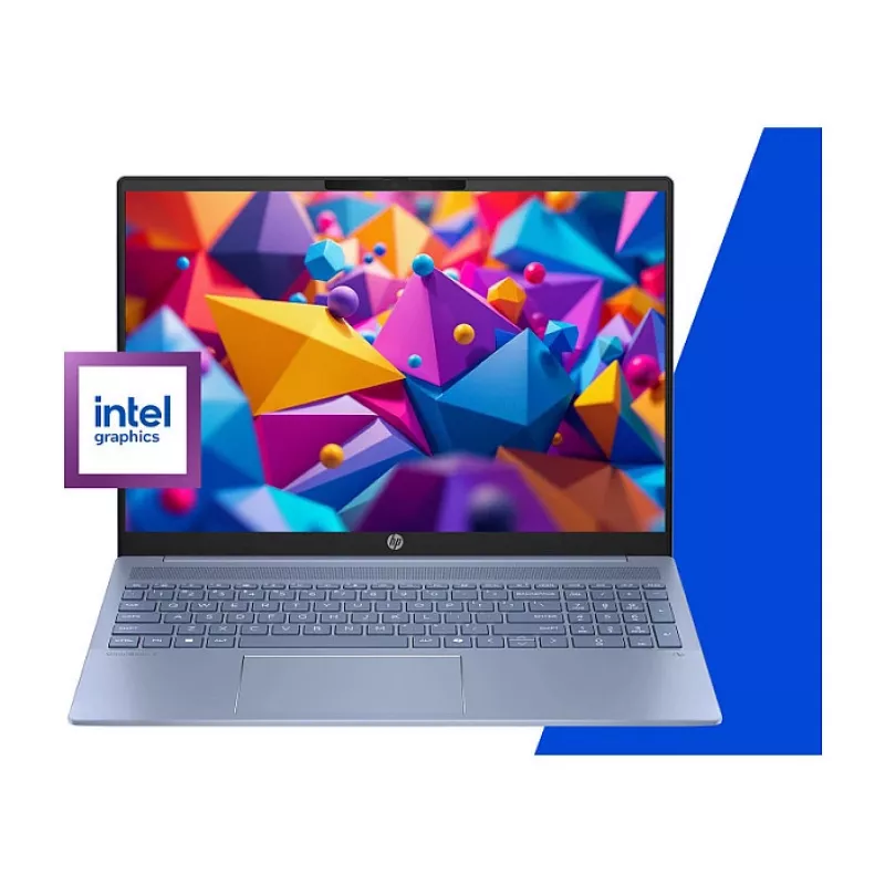HP OmniBook 5 AI 16 2K Core Ultra 5 225U 16GB/512GB SSD Win11 Home - Dangaus mėlyna - 16-af1454ng - klaviatūros išdėstymas gali būti vokiškas