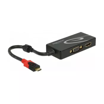 USB grafikos adapteris DeLOCK 87730 3840 x 2160 pikselių juodas
