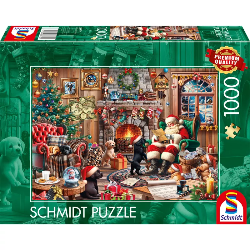 Dėlionė Schmidt Spiele 58872 — 1000 dalių, Kalėdinė scena, amžius 12+
