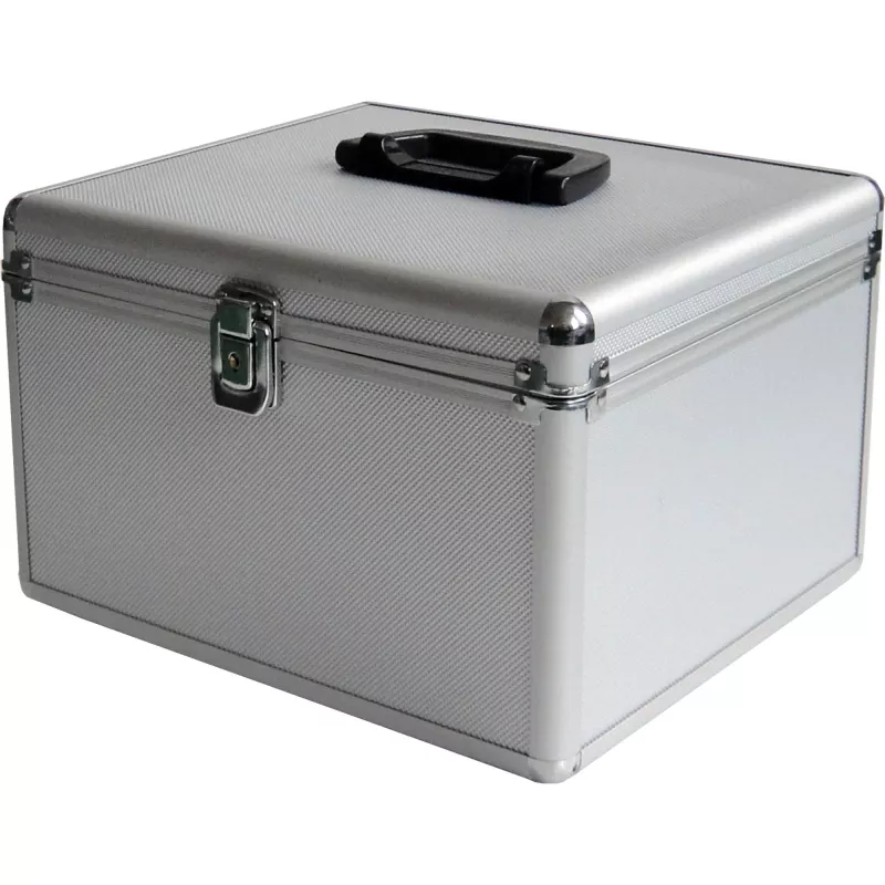 MEDIARANGE BOX76 - Dėžutė diskams - 300 diskų - Sidabrinė - Flisas - Plastikas - Mediena - 120 mm - Aliuminis