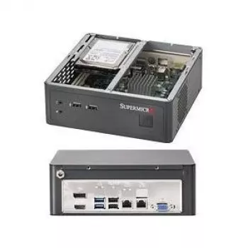 Supermicro Enclosure SuperChassis CSE-101I - Mini-ITX korpusas 1 Intel Core arba Atom procesoriui iki 45 W TDP, reikalingas išorinis maitinimo šaltinis (nepridedamas) (CSE-101I)