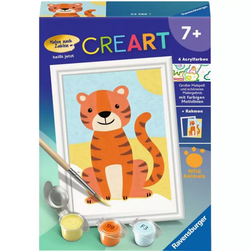 CreArt - Mažas tigras, tapyba