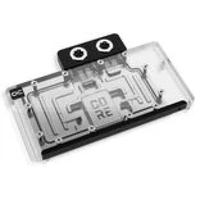 Alphacool Core RX 9070 XT Swift+ Transparent Chrome GPU skysčio aušinimo blokas