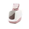 Uždara kačių tualeto dėžutė Savic Nestor White-Pink, su gaubtu, 56×39×38,5 cm