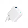 Gembird TA-UC-PDQC65L-W-01 mobiliojo įrenginio įkroviklis Universal White AC Greitas įkrovimas Vidaus