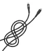 USB Type-C į Type-C duomenų kabelis Tellur TLL155471, 1 m, 3 A, 60 W PD, nailoninis pintas, juodas