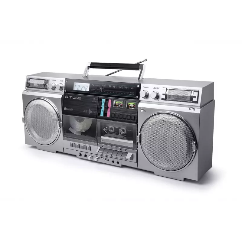 Boombox M-380 GBS sidabrinis