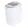 Viršutinio įkrovimo skalbimo mašina Adler AD 8055, nešiojama 3 kg talpa, kreminė, sukamoji valdymo rankenėlė, 150 W
